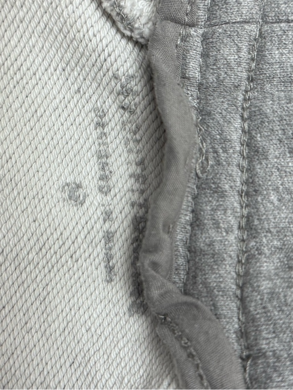 Women’s Light Gray Wide-Leg Sweatpants with Drawstring - Picture 2 of 2